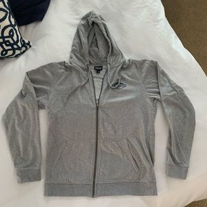 Lightweight Men’s Gray Zip Up Patagonia Hoodie